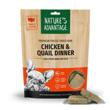 Freeze-Dried Chicken & Quail Dinner Dog Food Mini Patties